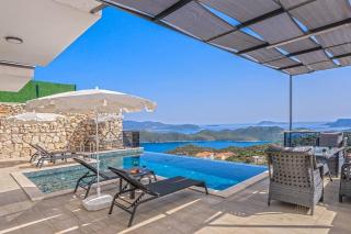 Villa Aydemir Kaş , 4 Kişilik ,Manzara Merkezi, Jakuzi ,Sinema - Kaş - 9
