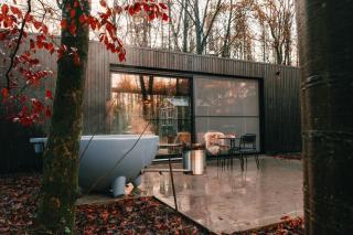 Huswell - Cozy Forest Cabinet with Private Hot Tub - Stekene - 7