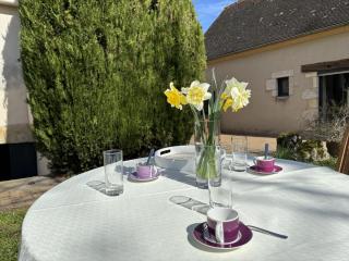 Gîte confort au cœur de l'Allier : randonnées, canoë, pêche, vignoble, terrasse, tout inclus - FR-1-489-512 - Contigny - 6