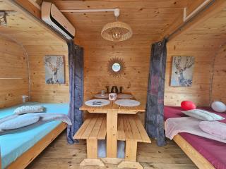 Magnifique chalet Atypique avec Spa sous bulle privatif - Lanthenay - 8