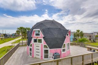 Walk to Palm Beach Galveston Home with Deck! - 0