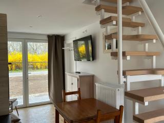 Ferienhaus Constanze Mücheln am Geiseltalsee Maisonette Appartement für 2 Personen, Freisitz, Garage - 4