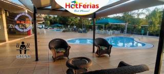 Flat Enseada em Caldas Novas, com roupa de cama, incluso 1 dia de Acesso ao Lagoa Parque, Parcele em até 6x - HotFérias - 1