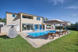 Ferienhaus mit Privatpool für 12 Personen ca 280 qm in Mužini, Istrien Binnenland von Istrien - Žminj - 0