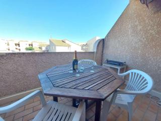 Studio Cabine avec Terrasse, Piscine et Parking Privé à Marseillan - FR-1-326-774 - Marseillan - 0