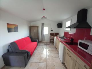 mini villa studio 1 pièce 19 m2 pour 2 personnes piscine partagée climatisation - Porto-Vecchio - 1