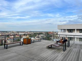 Family House by the River Odra -PANORAMIC TERRACE - 3Room Apartment with 2 separate bedrooms and 2 balconies by WroApart-PL- Perfect for Family & Business Stays - Wrocław - 9