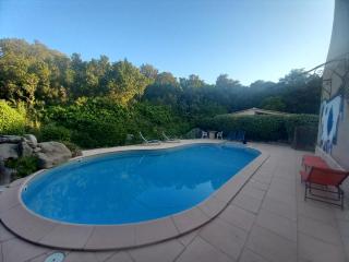 mini villa studio 1 pièce 21 m2 pour 2 personnes piscine partagée climatisation - Porto-Vecchio - 9