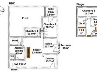 Grange rénovée avec piscine privative - 4 ch, jardin clos, à 7 km d'Indian Forest - FR-1-426-304 - Le Champ-Saint-Père - 6
