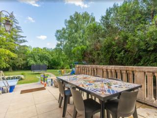 Manoir 19e 7 chambres, piscine chauffée, parc arboré proche lac en Champagne - FR-1-611-95 - 2