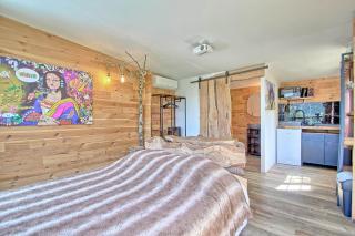 Sublime cabane perchée climatisé avec SPA et cinéma vue panoramique Le Mas des faraches - 8
