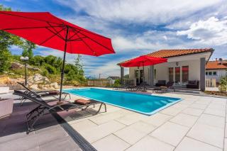 Schöne Ferienwohnung mit Pool und Spielplatz für Kinder - Bribir - 9