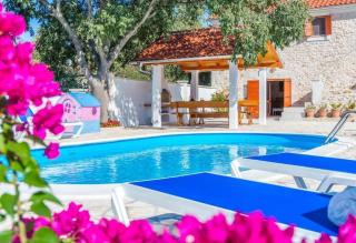 The Grandfather's courtyard villa with heated pool - Stankovci - 1