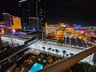 Strip & Sphere view - Separate Living room - 2 Full Bath - Full Kitchen - Balcony - 900 sqft - MGM Signature - Las Vegas - 0
