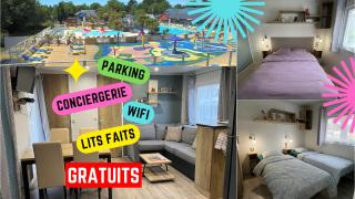 Domaine de Kerlann - Mobilhome refait à neuf- 40m2 - service de conciergerie et lits faits OFFERTS - Pont-Aven - 0