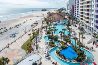 Seaside Splendor! 1BR Oasis with Private Oceanfront Balcony at Wyndham Oceanwalk - Daytona Beach - 0