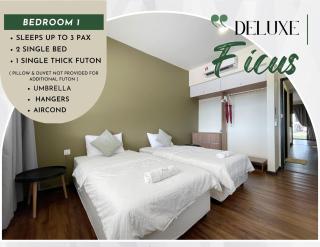 Roxy Sematan Beach Townhouse Deluxe , 1 & 2 - 5