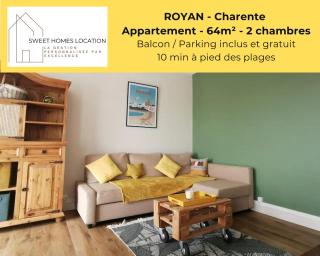 Appartement lumineux proche plage et marché, centre-ville accessible à pied parking gratuit inclus I SWEET HOMES LOCATION - Royan - 0