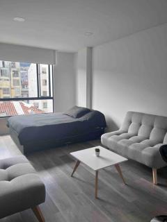 Apartaestudio nuevo tipo loft, ubicación central. - Bogotá - 7