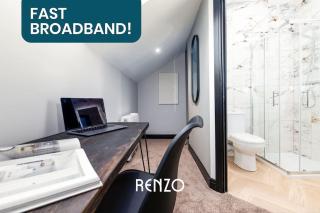 Central and Beautiful 2-bed Apartment in Derby by Renzo, Newly Refurbished, 2 En-Suites! - Derby - 3