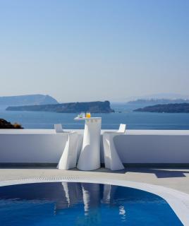 Splendid Santorini Villa Villa Vista 3 Bedrooms Private Pool Spa Bath Breathtaking Sea Views Akrotiri - 3