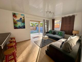 Maison Te Manu - plage privée avec vue sur Tahiti à quelques pas - Maatea - 8