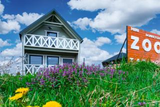 Domek wczasowy z dostępem do Mini zoo Donkeyszot - 9