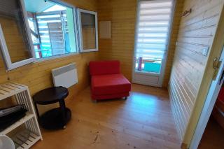 Maison en bois 4 personnes sur lac, Cantal - Lacapelle-Viescamp - 2