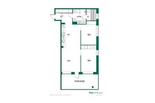 Kolmio Keskuspuiston lähellä - 2