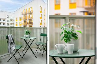 Modern Stylish Apartment With Balcony In Stockholm - Järfälla - 9