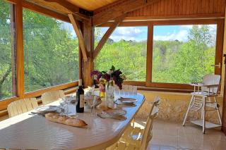 With the family -A peaceful stay in the countryside- spa 8-10 pers - - 4