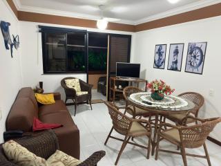 Flat Guarajuba - 3 quartos 2 andar à Beira Mar - pé areia - governança com arrumadeira e Wi Fi inclusos - 6