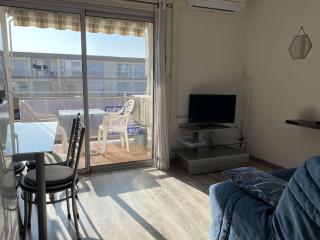Charmant T1 climatisé avec wifi, proche thermes et commerces, balcon, 2 étoiles, Balaruc-les-Bains - FR-1-553-35 - Balaruc-les-Bains - 0