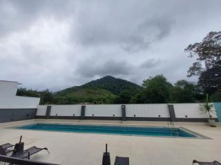 Apartamento novo região central de Ubatuba, com churrasqueira e varanda, 2 vagas - Residencial Jathy - 5