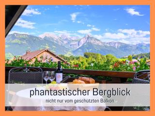 Biohof Burger, 3 sonnige Fewo, alle mit Balkon, Spielzimmer, Grillhütte, 7 km vor Oberstdorf - Bolsterlang - 0