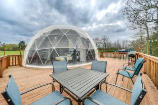 Star View Dome Broken Bow Gem Hot Tub and Deck! - Broken Bow - 9