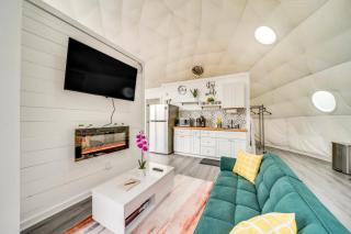 Star View Dome Broken Bow Gem Hot Tub and Deck! - Broken Bow - 4