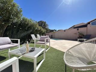Mazet climatisé avec jardin, piscine privée et proche mer, 3 pièces, 6 couchages à Sainte-Maxime - FR-1-226-545 - Sainte-Maxime - 8