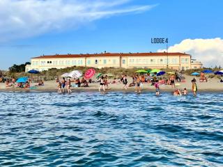 LODGE4 Seafront with private patio, family friendly, mins from Pisa Leaning Tower - Calambrone - 9