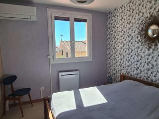 Appartement 3 pièces climatisé, terrasse, 6 couchages, parking privé, animaux admis - FR-1-326-673 - Marseillan - 1