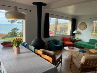 Maison Le Coteau Plage vue mer, 8 pers. Petit Caux - Saint-Martin-Plage - 8