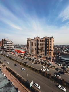 1 ком Апартаменты на 10 этаже в центре города с красивым видом на Кунаева - Shymkent - 2