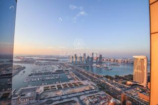 Damac Heights 3BDR Upgrade-High Floor with Seaview - Dubai - 0