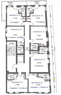 ABM Apartment 1 OG für 14 Personen - Zwingenberg - 9