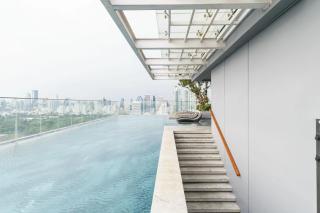 MRT Queen 15m One Stop Direct to BTS ASOK Borderless Swimming Pool - Ban Khao Laem - 5