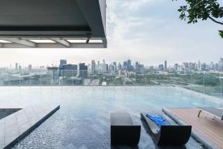 MRT Queen 15m One Stop Direct to BTS ASOK Borderless Swimming Pool - Ban Khao Laem - 4