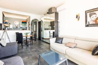Vue exceptionnelle - Ma terrasse sur le front de mer et - Studio 34 m2 - Antibes Juan-les-pins - Antibes - 3