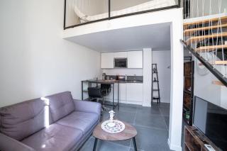 PETIT DUPLEX - Nouveau duplex central avec wifi et clim pour 2 - Antibes - 9