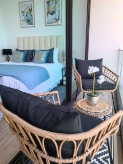 HOM I Precioso Depto Estudio con Terraza y Vista al Mar 1817 - 3