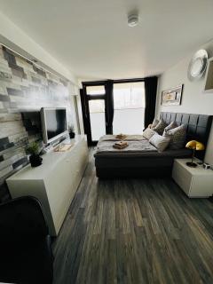 Kleine Möwe, Exklusives ein Zimmer Apartment mit Sauna im Haus - 9